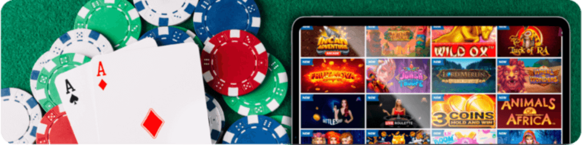 Casino Chips, Cards and Online Gambling